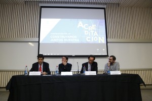 En la foto (de izquierda a derecha): Pablo Maturana, Juan Larraín, Juan Carlos de la Llera y Gonzalo Pizarro.